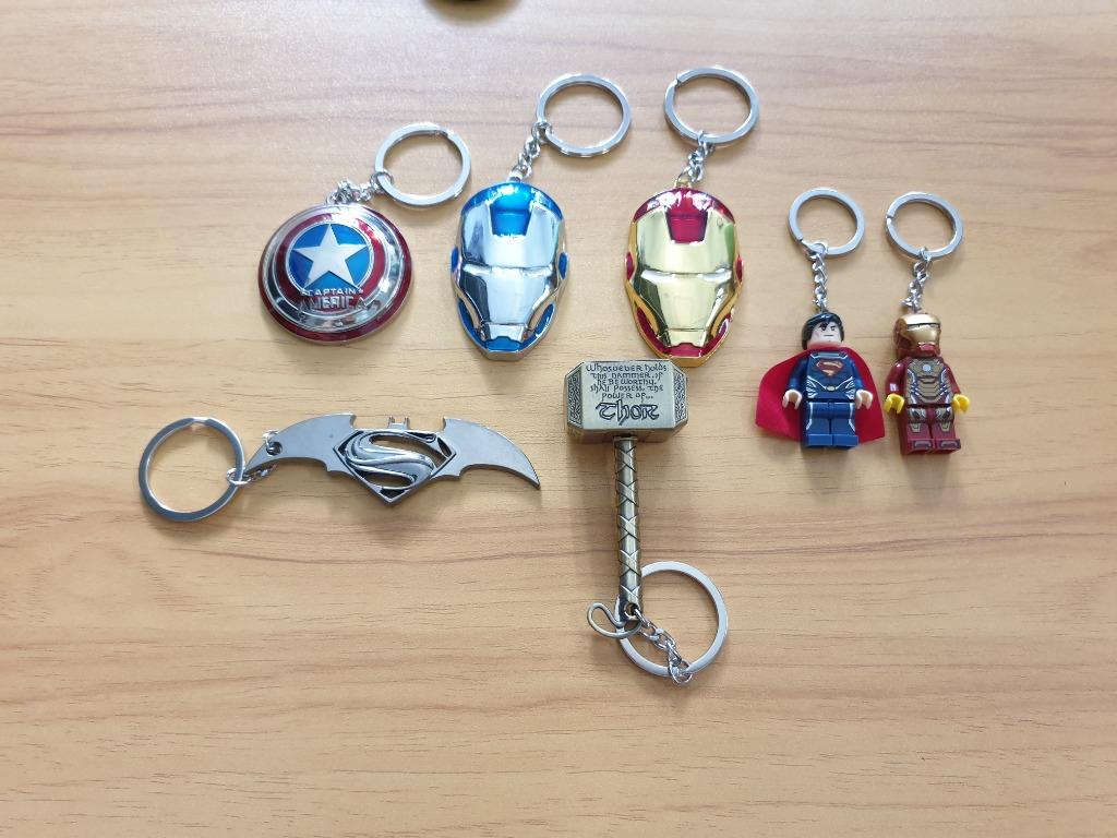 Marvel heroes clearance keychain