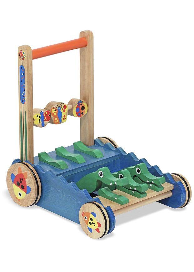 melissa and doug alligator push toy