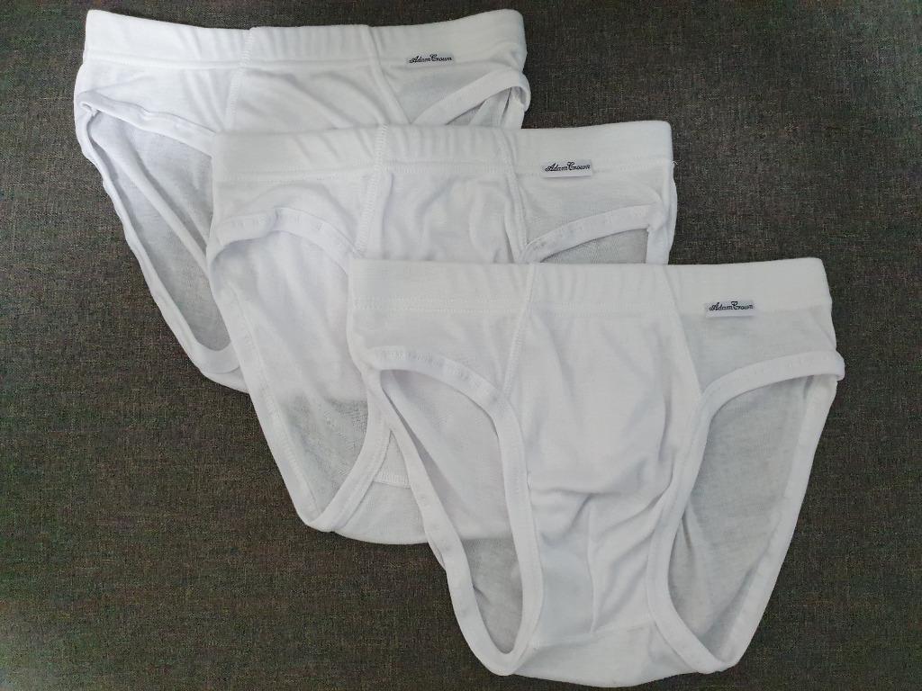 Men's White Underwear [Adam Crown
