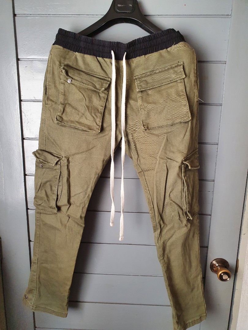 MNML Snap Cargo Pants, Men's Fashion 