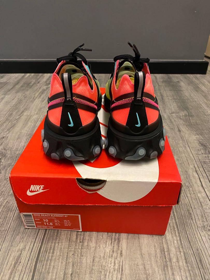 React element 87 racer pink top