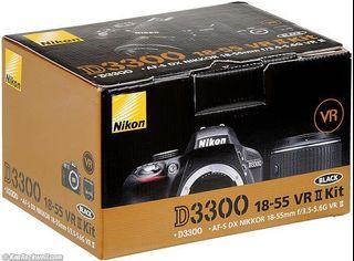 Nikon D3300 camera new
