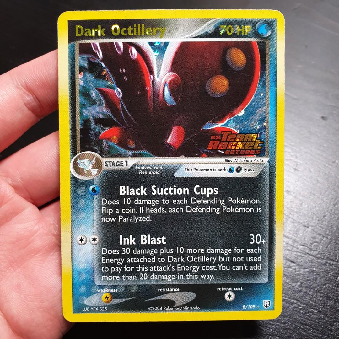 Dark Octillery - 8/109 - Holo Rare Reverse Holo (Ex Team Rocket Returns  Reverse Holo Singles) Pokemon TCG Cards [DISCOUNTED], Hobbies & Toys, Toys  & Games on Carousell
