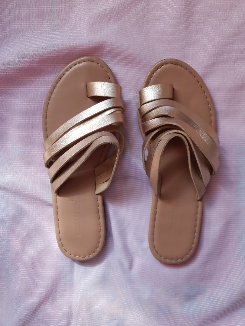 gold sandals payless