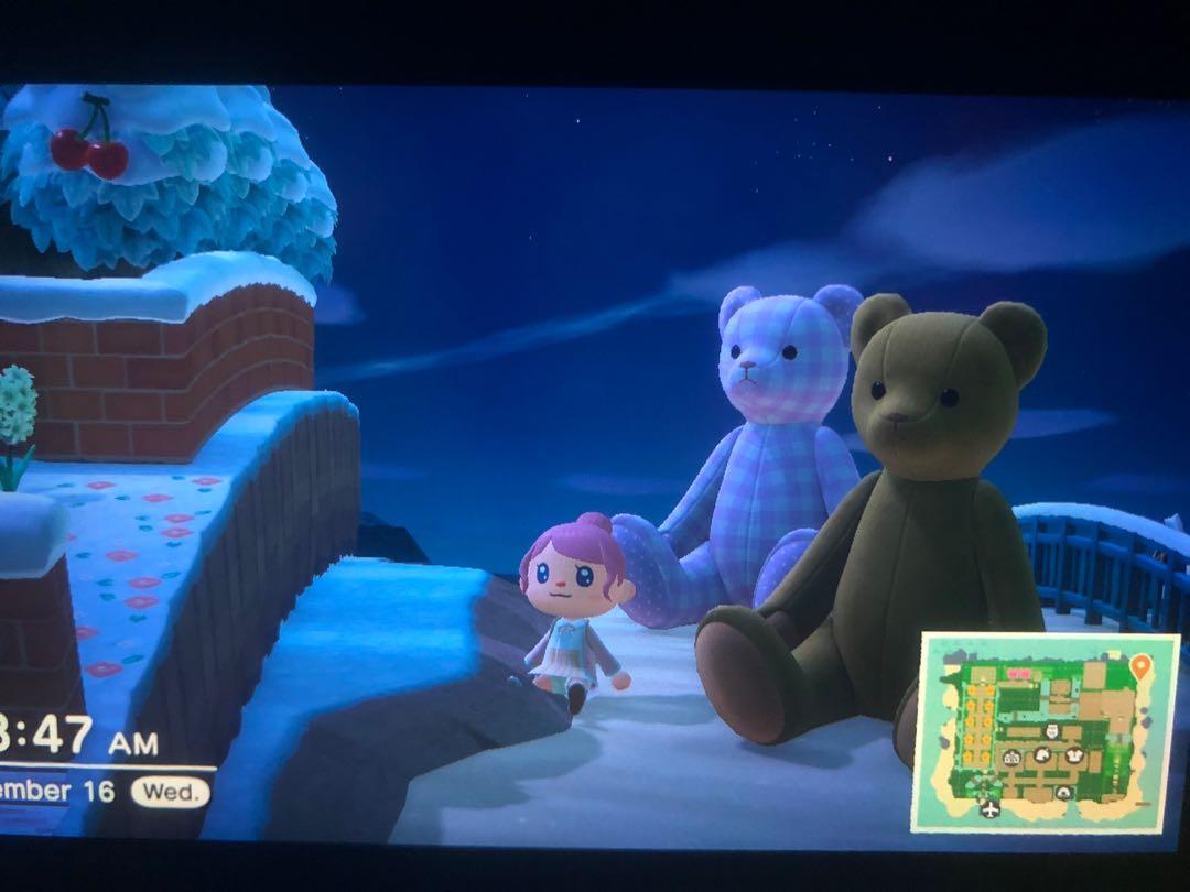 Robot hero, Giant Teddy Bear, Pagoda Animal Crossing ACNH AC, Video