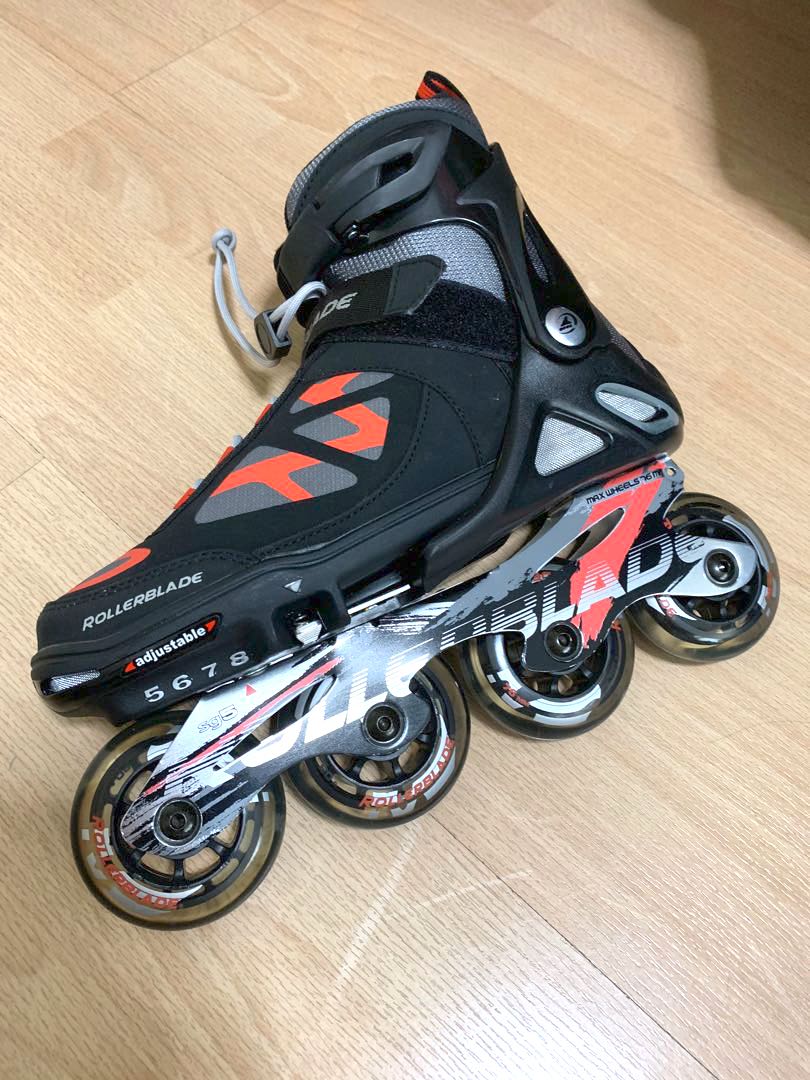 Rollerblade spit fire SG5 bearing Aluminium adjustable US5 to US8