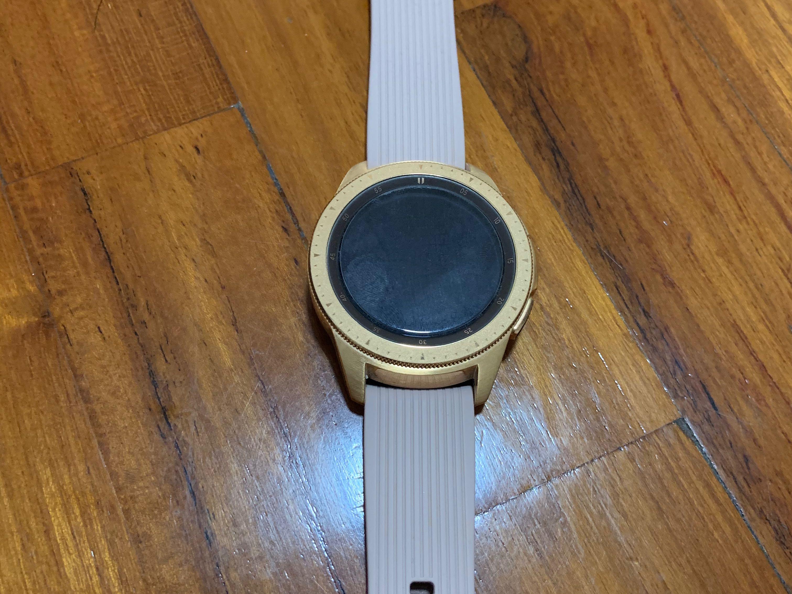 Samsung galaxy watch 42 mm rose gold Mobile Phones Gadgets Wearables Smart Watches on Carousell