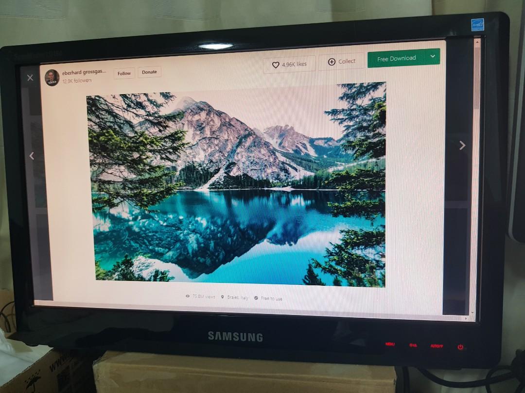 Samsung Monitor Ld190g Electronics Computer Parts Accessories On Carousell