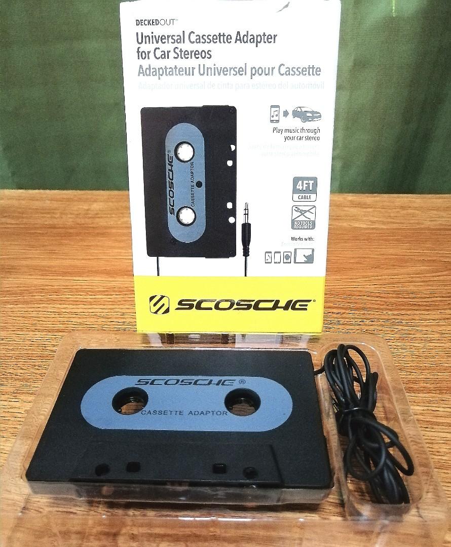 Scosche Universal Cassette Adapter for Car Stereos