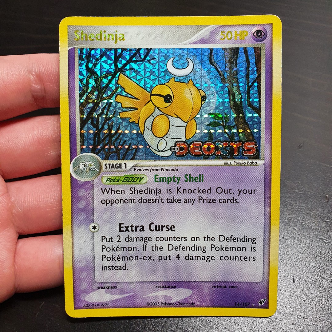 Shedinja - 14/107 - Holo Rare Reverse Holo (Ex Deoxys Reverse Holo Singles)  Pokemon TCG Cards