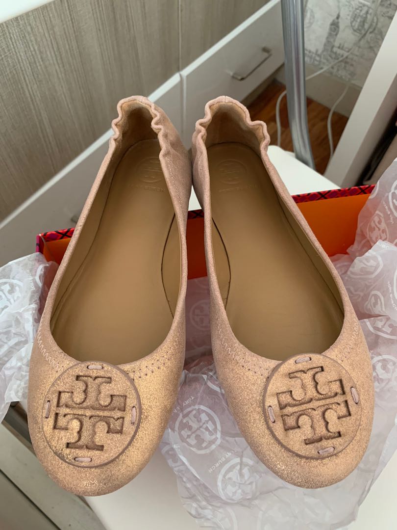 Tory Burch Minnie Travel Ballet Flat Women s Fashion Footwear
