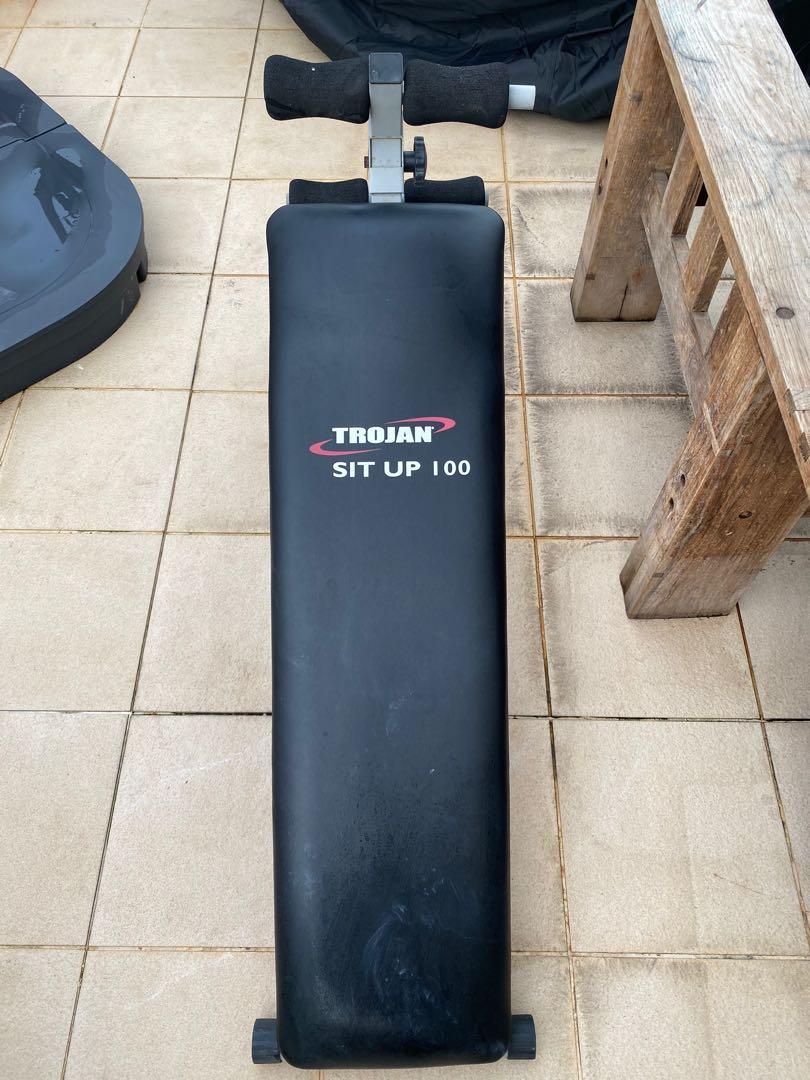 Trojan brand sit up workout Bench 100 Sports Equipment Exercise Fitness Cardio Fitness Machines on Carousell