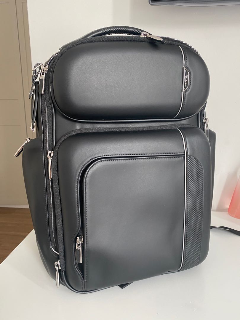Barker backpack leather deals