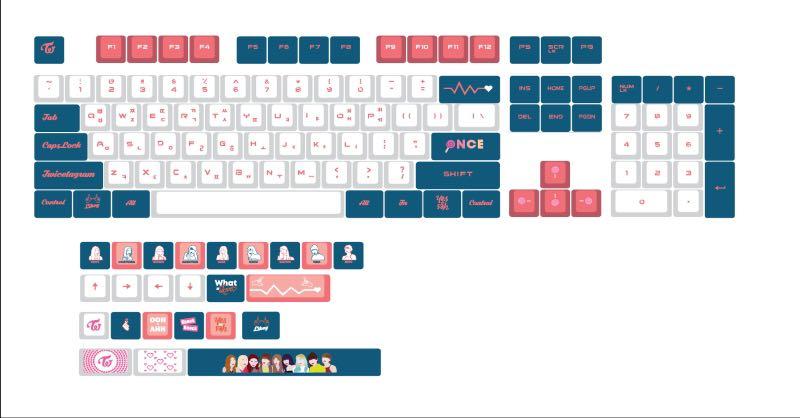 [INSTOCK] Twice keycap set/ Antidote’s design, Computers & Tech, Parts ...