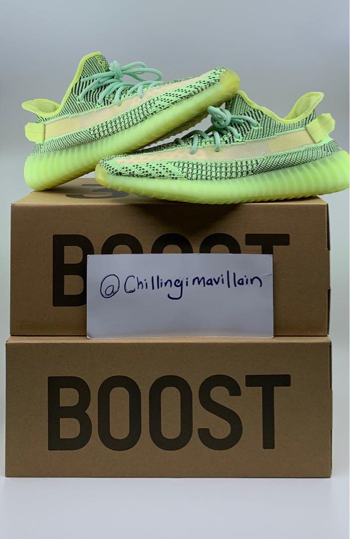 yeezy yellow green