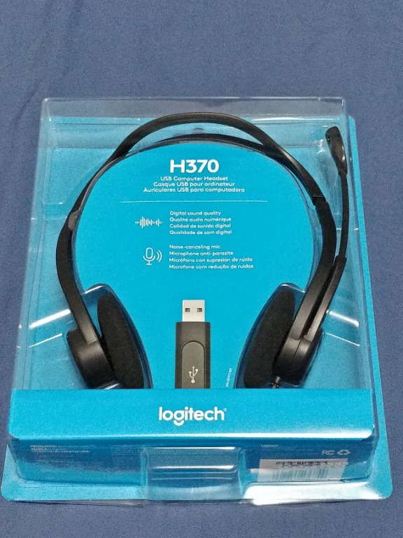 Auriculares USB para PC Logitech H340 con micrófono con supresión de ruido