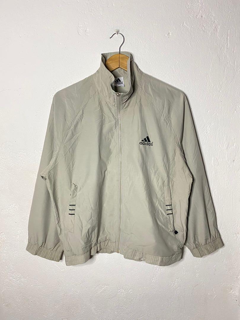 cream adidas jacket