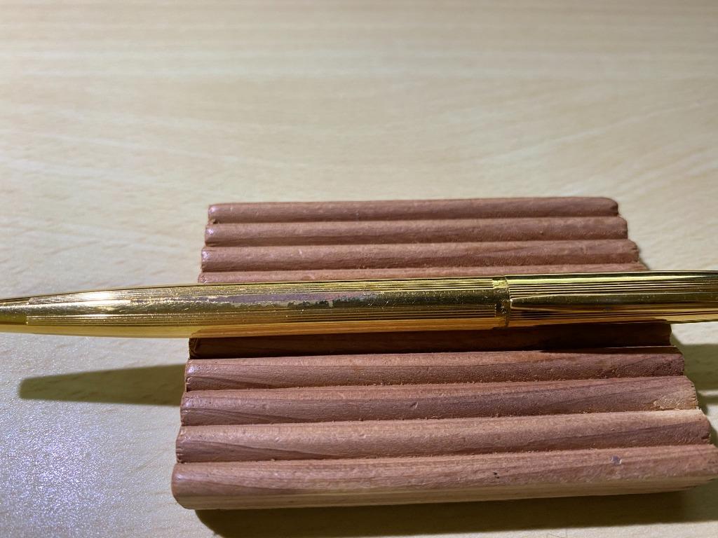 Vintage Caran D'Ache Madison Twist Gold Plated Ballpoint Pen, Luxury