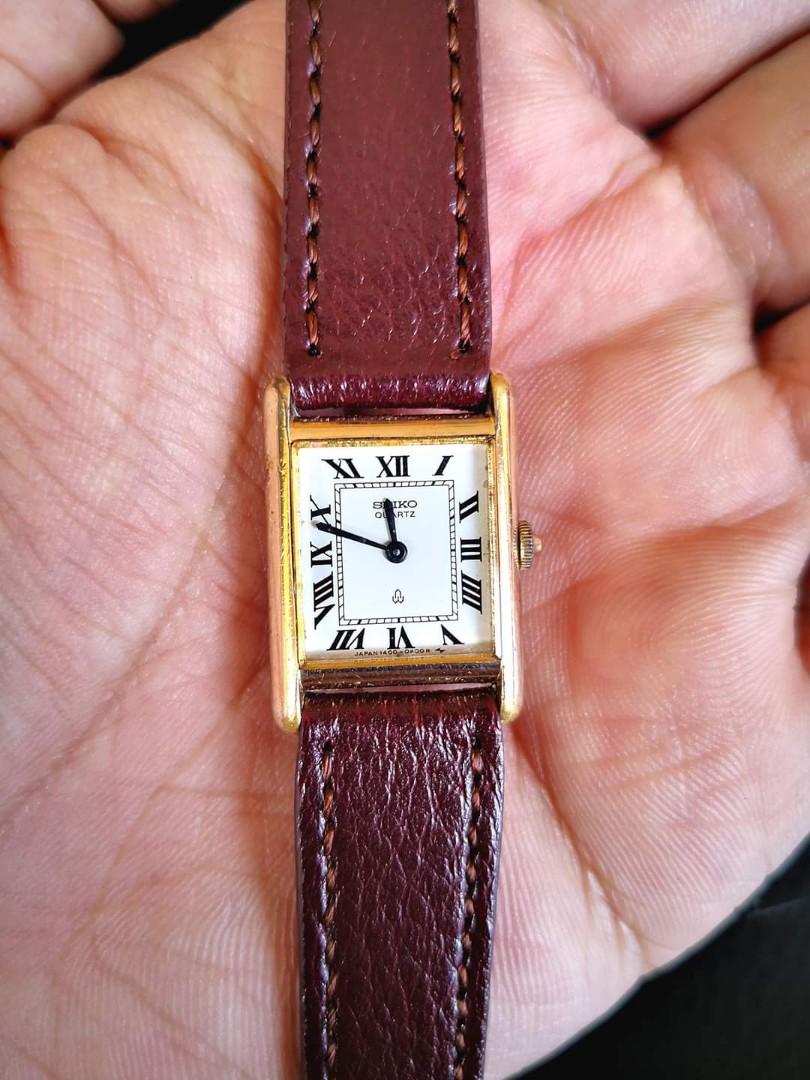 Vintage Seiko Tank Quartz, Women's Fashion, Watches & Accessories, Watches  on Carousell