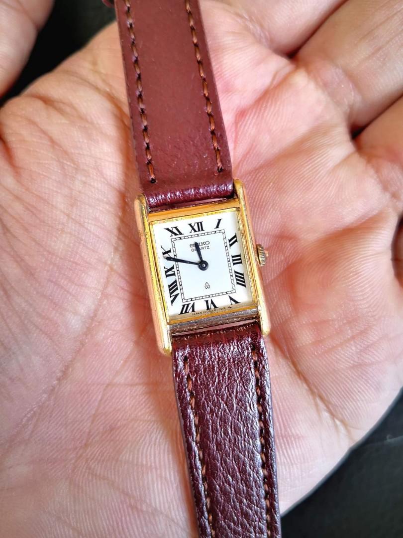 Vintage Seiko Tank Quartz, Women's Fashion, Watches & Accessories, Watches  on Carousell