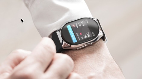 Wearable blood shop pressure smartwatch