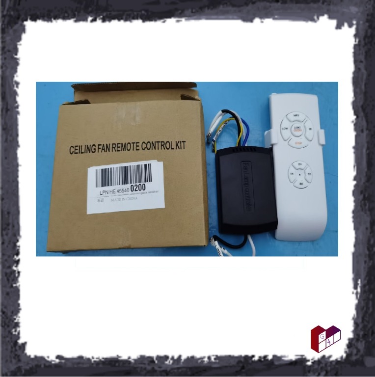 YUKIHALU 3in1 Ceiling Fan Remote Control Kit with Light and Timer