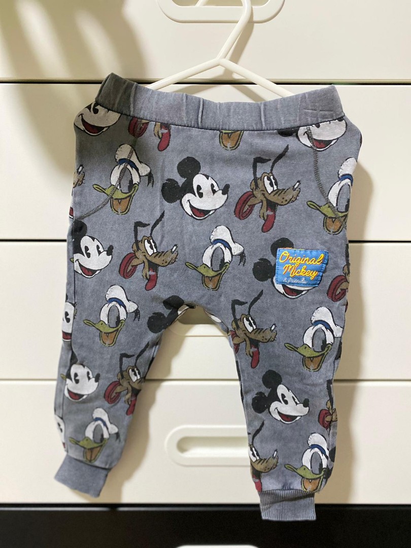 Zara mickey pants, Babies & Kids, Babies & Kids Fashion on Carousell