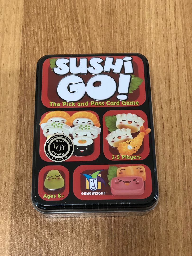 正版］全新正版Sushi go 迴轉壽司壽司走走桌遊Party game board game