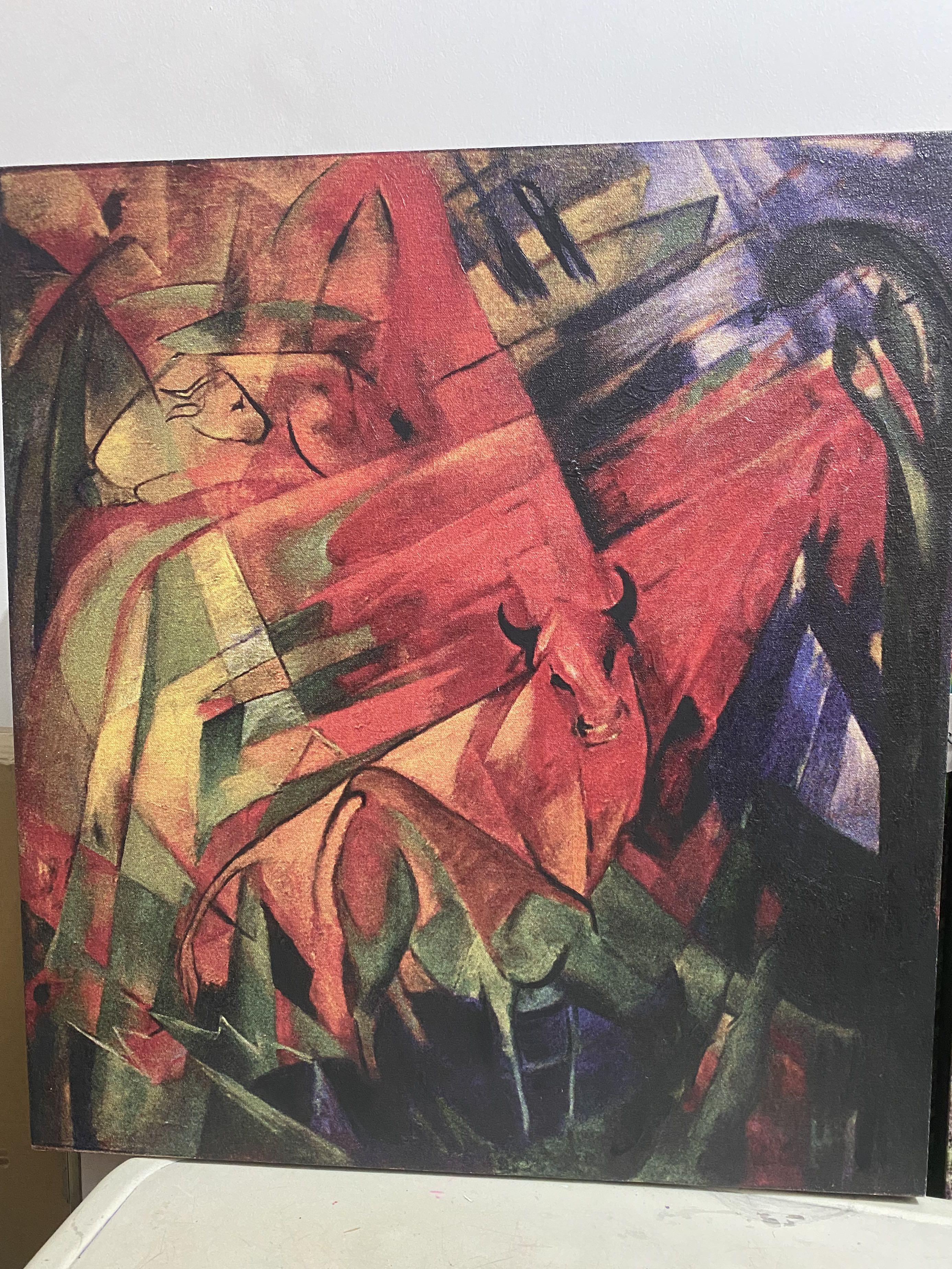 Abstract painting (Category: Art & Prints) located in Pasig City. Submitted by kprelovedstuff (Listing ID 1051045318, Image 1). Description: 26.5 x 24 inches.