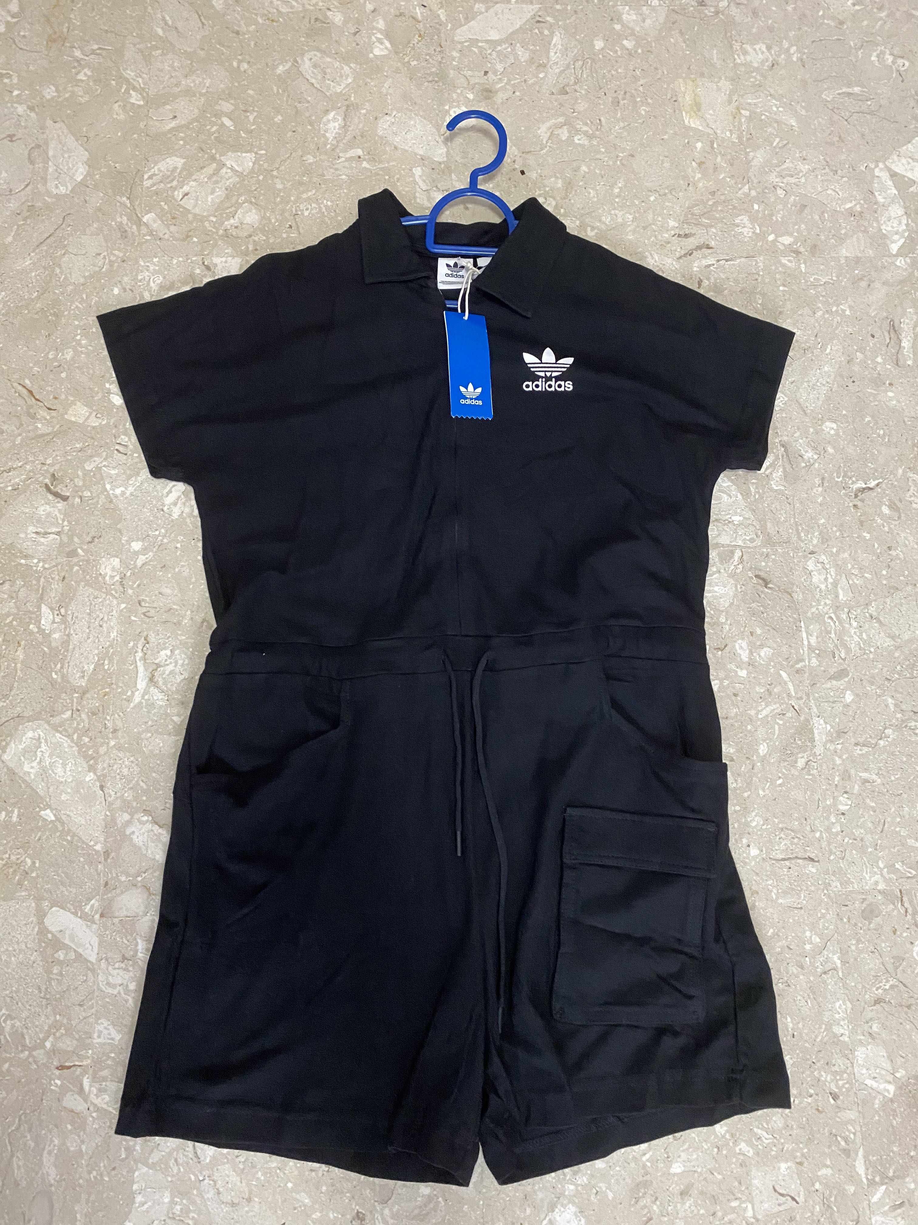 Adidas black romper, Women's Fashion 