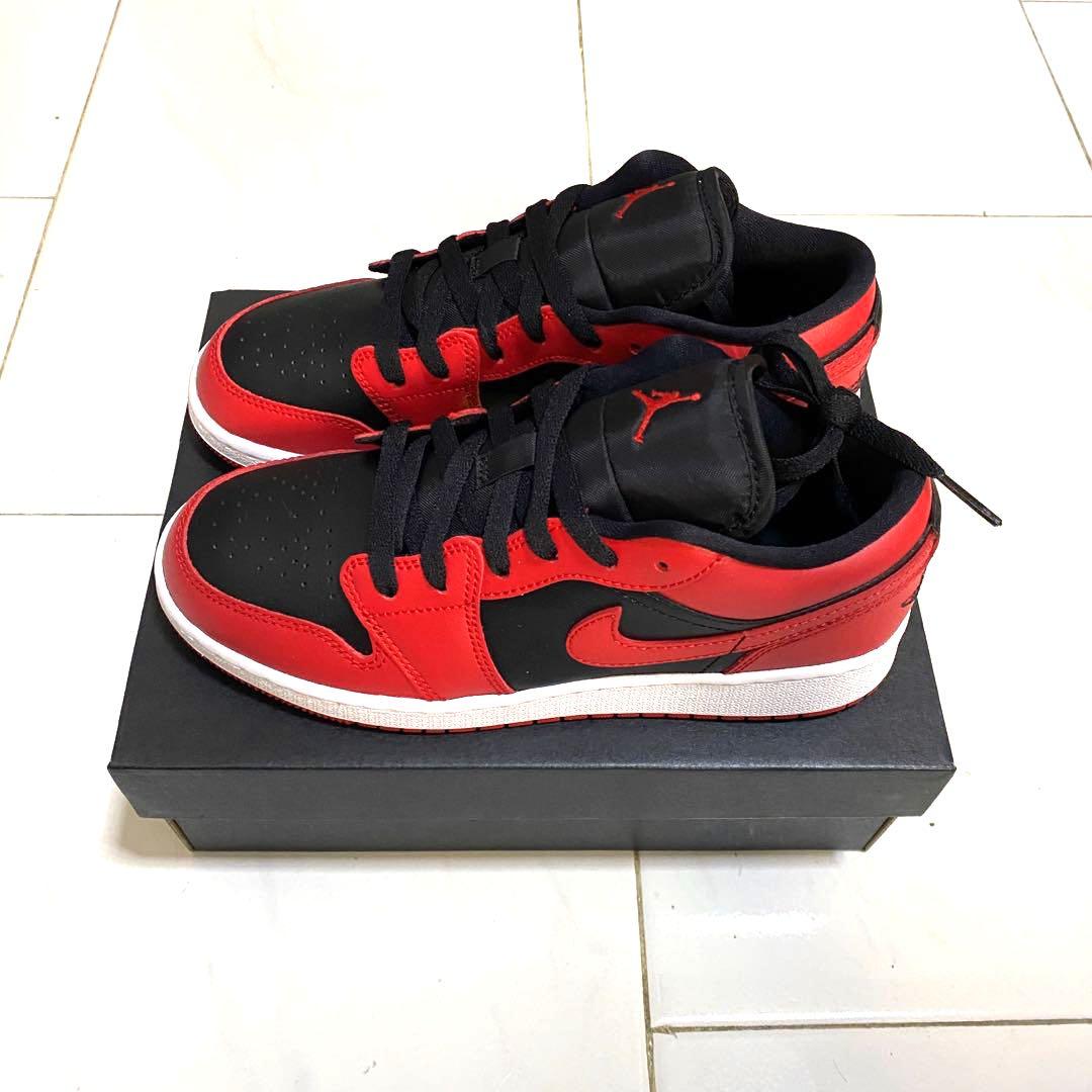 Air Jordan 1 Low Reverse Bred Gs Women S Fashion Shoes Sneakers On Carousell