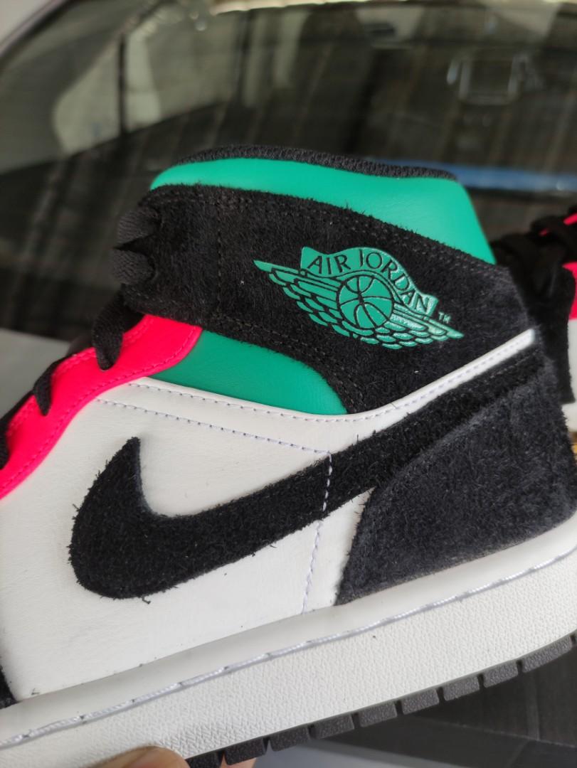 Jordan 1 mid deals south beach on feet