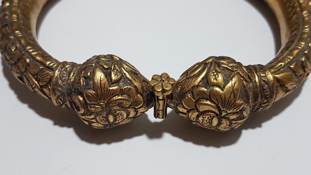 Antique Peranakan Chinese Wedding Leg Anklets