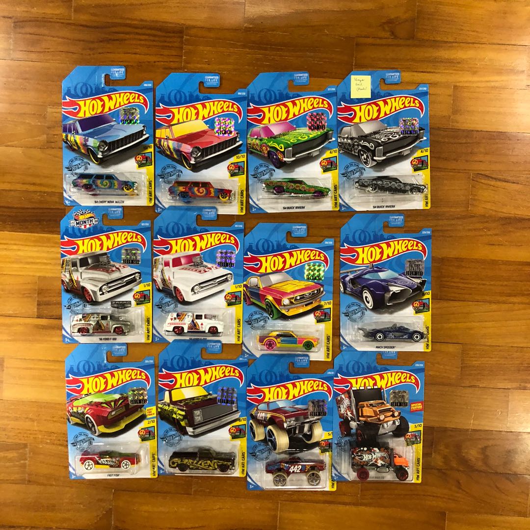 2019 hot wheels art cars