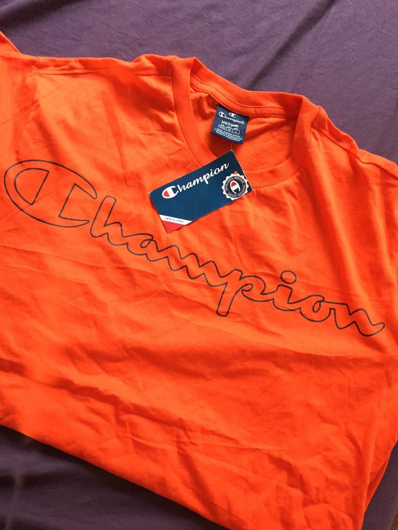 Authentic Champion Shirt, Men's Fashion, Tops & Sets, Tshirts & Polo Shirts on Carousell