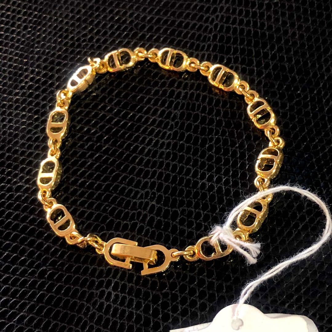 Christian dior cd bracelet deals