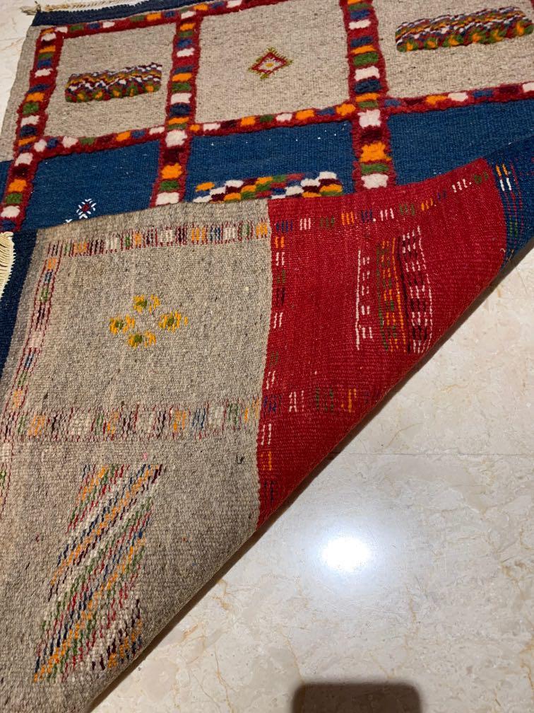 Authentic Moroccan Carpet, Furniture & Home Living, Home Decor, Carpets