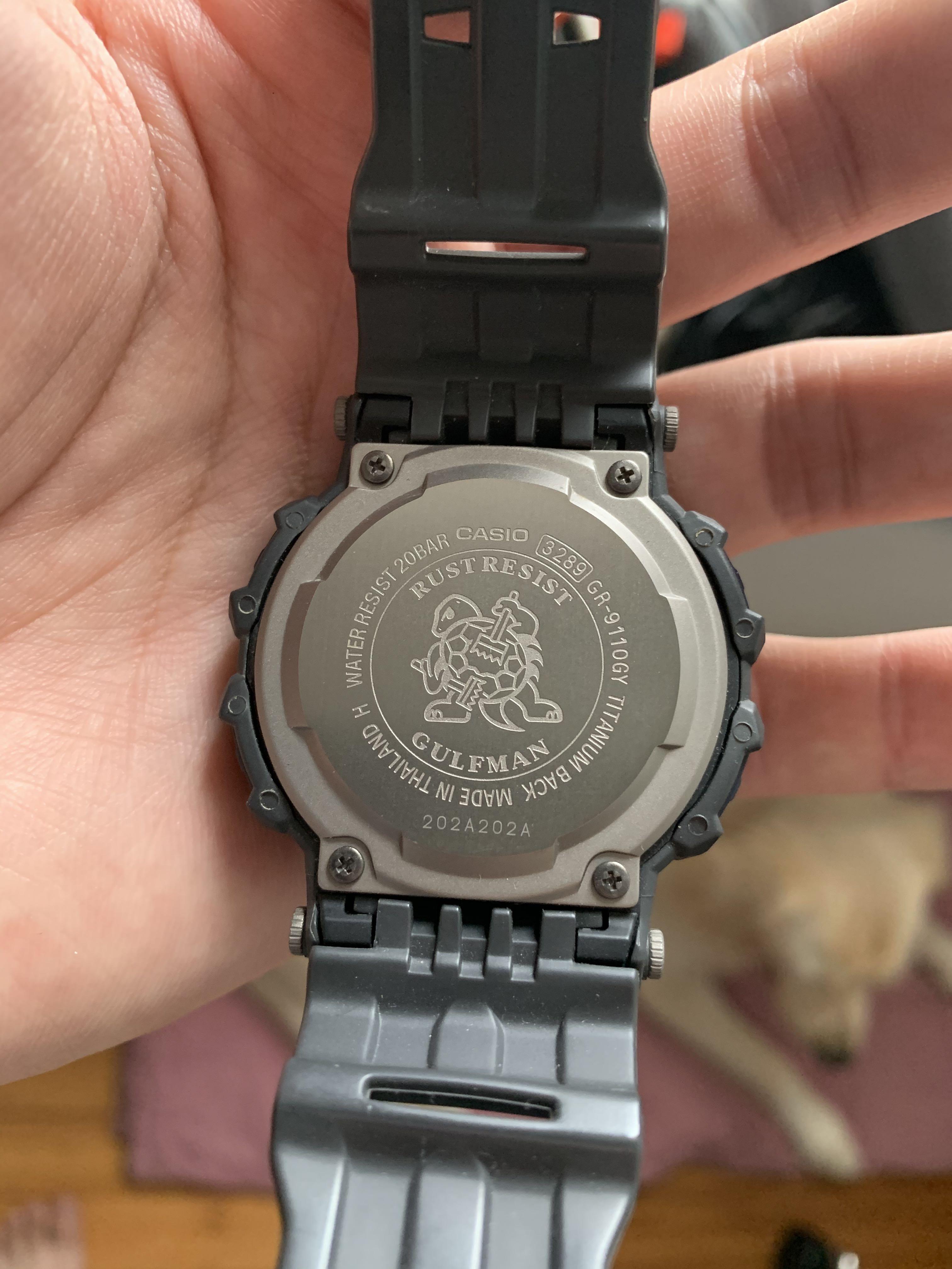 Casio G shock Gulfman Men in Smoky Grey