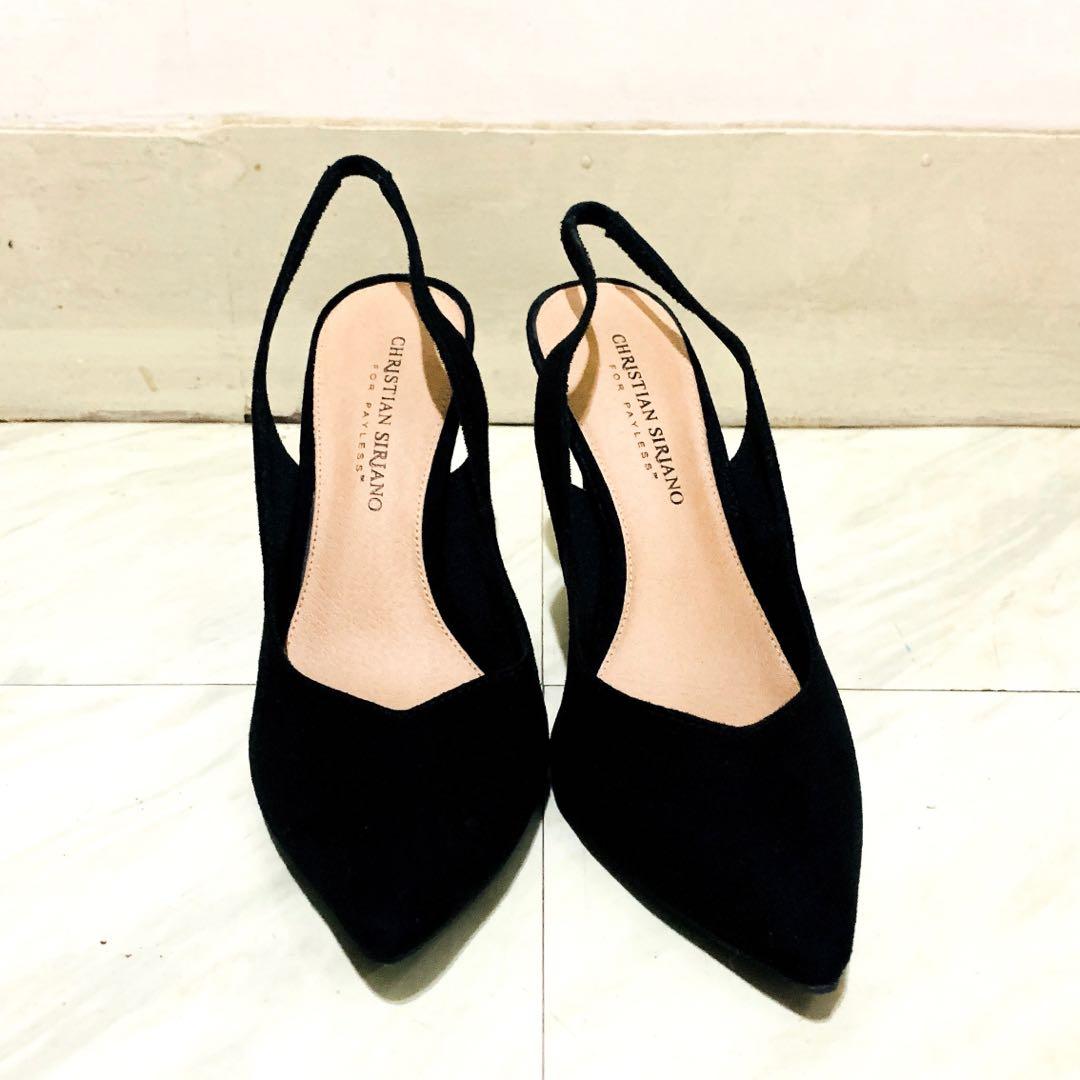 Christian siriano on sale black heels