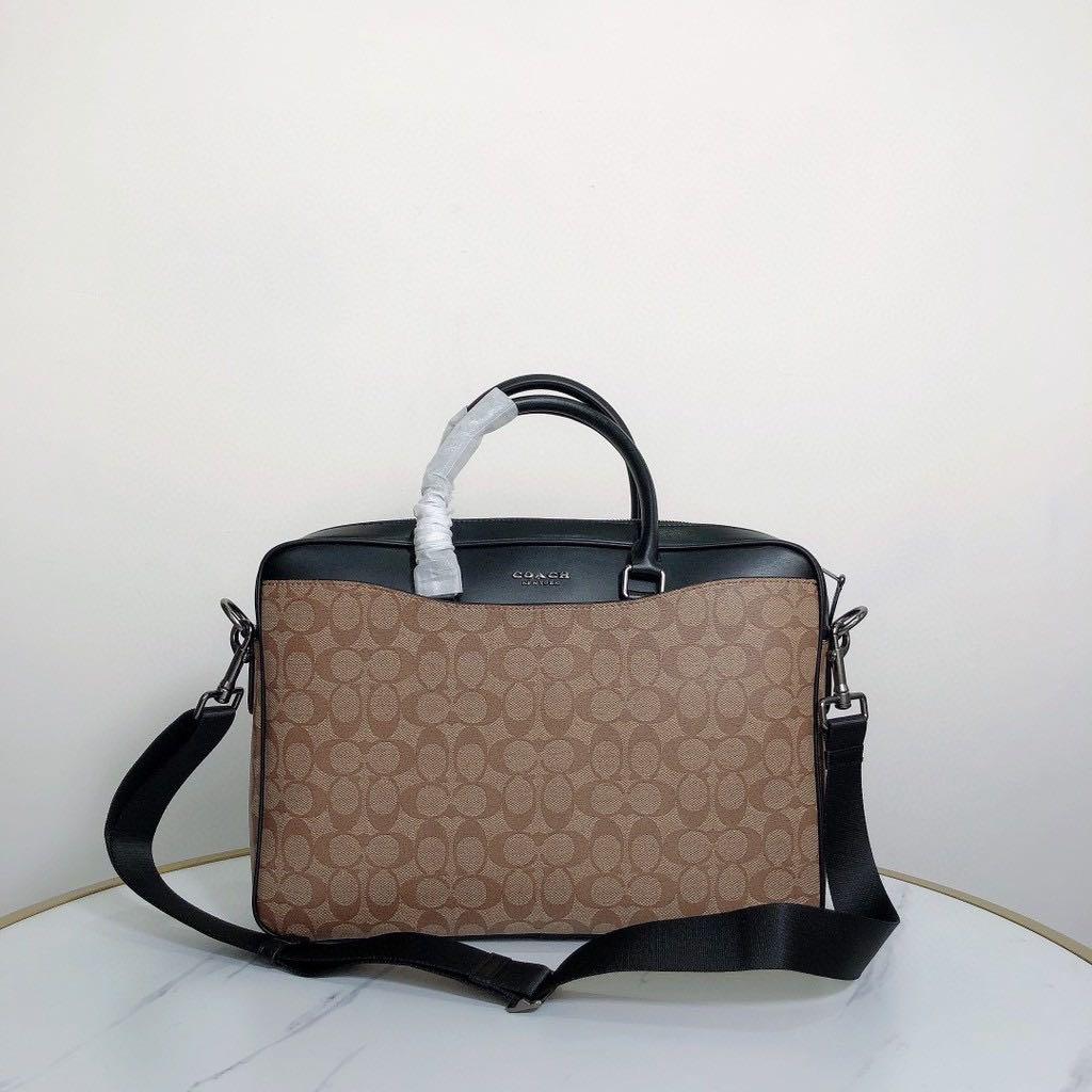 Beckett compact brief hotsell in signature canvas