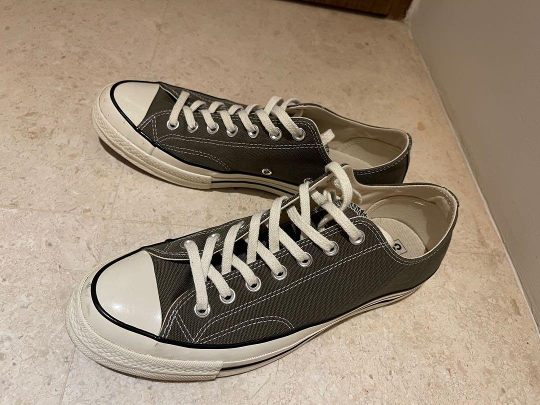 Converse (UK size 9, EU size 42.5) almost new worn once, Men's Fashion,  Footwear, Dress Shoes on Carousell