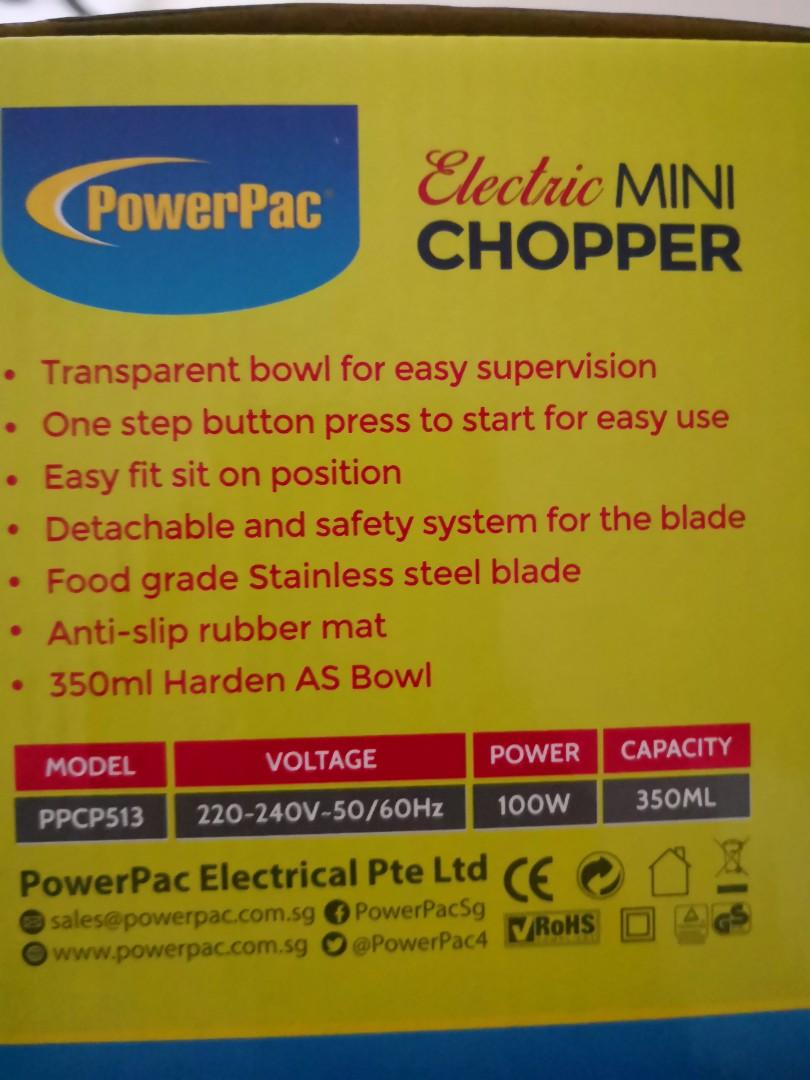 Electric Mini Chopper, Home Appliances, Kitchenware on Carousell