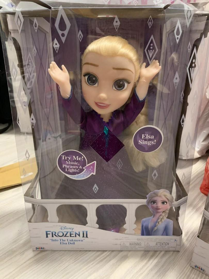 Disney Frozen 2 "Into the Unknown" Elsa Musical Doll, Hobbies & Toys, Toys & Games on Carousell
