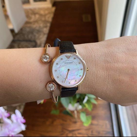 Armani watch best sale and earring set