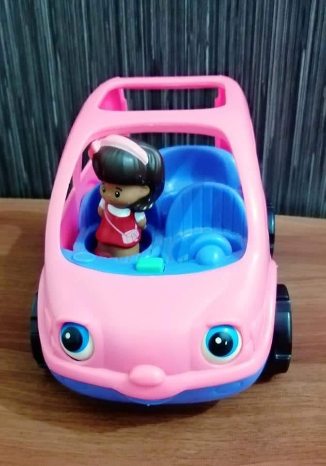 Fisher price pink car Hobbies Toys Toys Games on Carousell