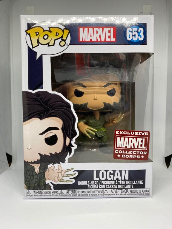 Funko Pop! Marvel - Logan - Marvel Collector Corps Exclusive (Category: Figurines & Statues) located in Taytay. Submitted by si_pol (Listing ID 1051031814, Image 1). Description: RFS - Duplicate pop NOOB to near mint .