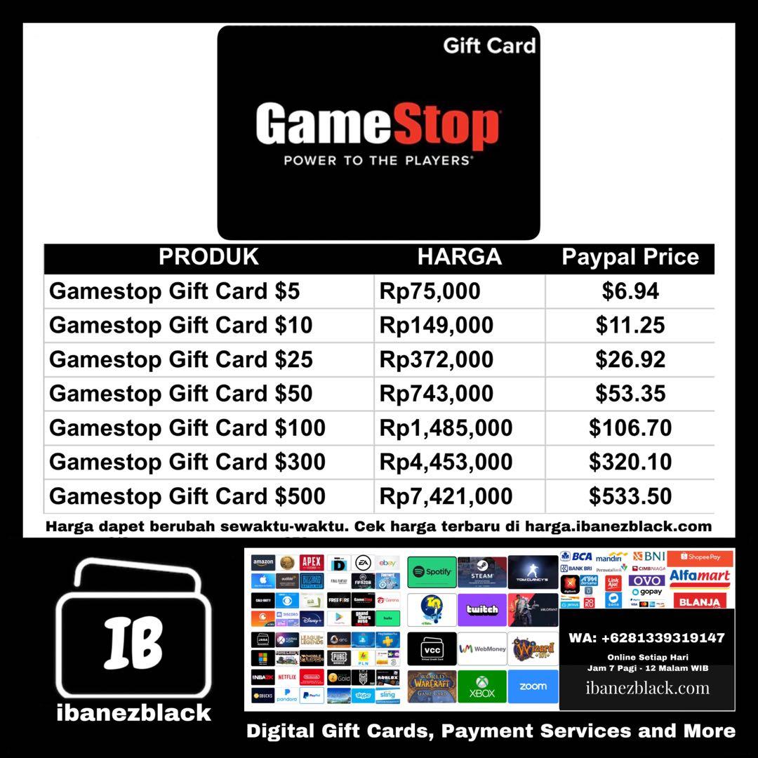 Gamestop Gift Card Tiket Voucher Kartu Hadiah Voucher Di Carousell Gamestop Gift Card Tiket Voucher Kartu Hadiah Voucher Di Carousell