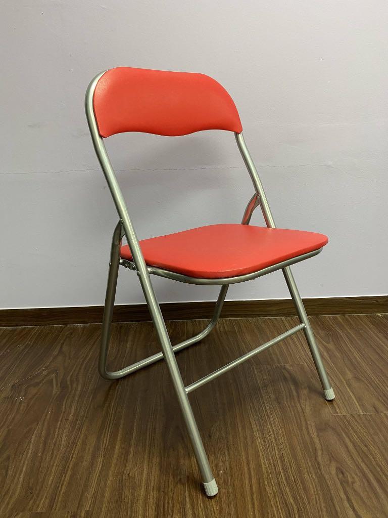 Giant Red Foldable Chair Furniture Home Living Furniture Chairs on Carousell