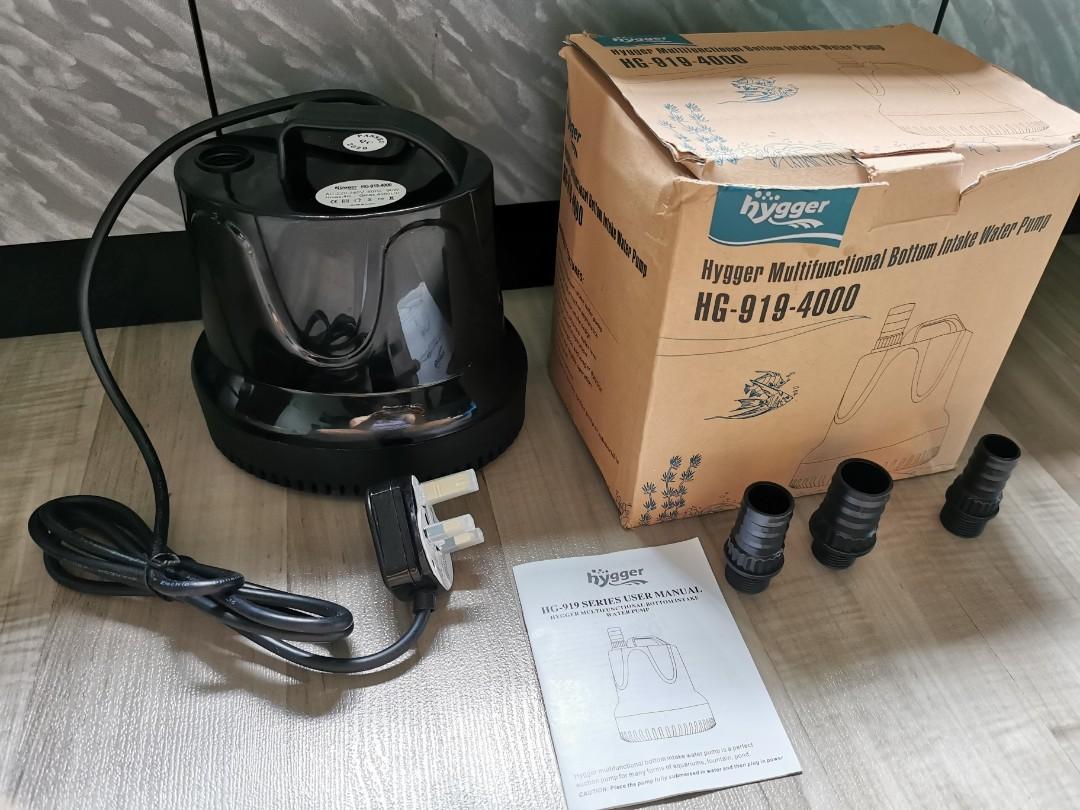 Hygger HG9194000 Submersible Aquarium Water Pump Quick Auto Electric Water Change Aquarium