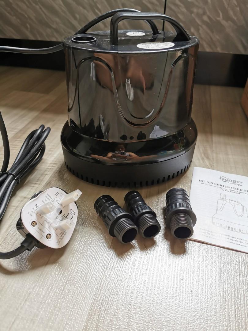 Hygger HG9194000 Submersible Aquarium Water Pump Quick Auto Electric Water Change Aquarium